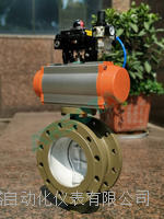 精小型气动双向承压硬碰硬旋球阀（含气动三联件）