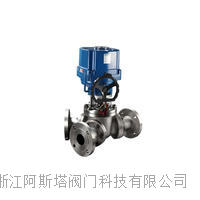 气动不锈钢三通球阀